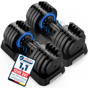 DH FitLife 25kg verstellbare Hanteln 4 bis 25 KG mit 10 Gewichtsstufen, Kurzhanteln Hanteln Set mit Hantelscheiben, Variable Gewichte 10 in 1