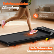 DH FitLife Walking Pad TÜV geprüft 1-6km/h mit 6% Steigung