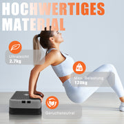 DH FitLife Stepper Für Zuhause | Verstellbares Steppbrett 10/15 cm | Aerobic Stepper & Step Up Brett