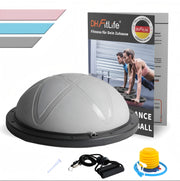 DH FitLife Balance Ball, Yoga Gleichgewichtstrainer Φ60*22cm bis 200 KG belastbar