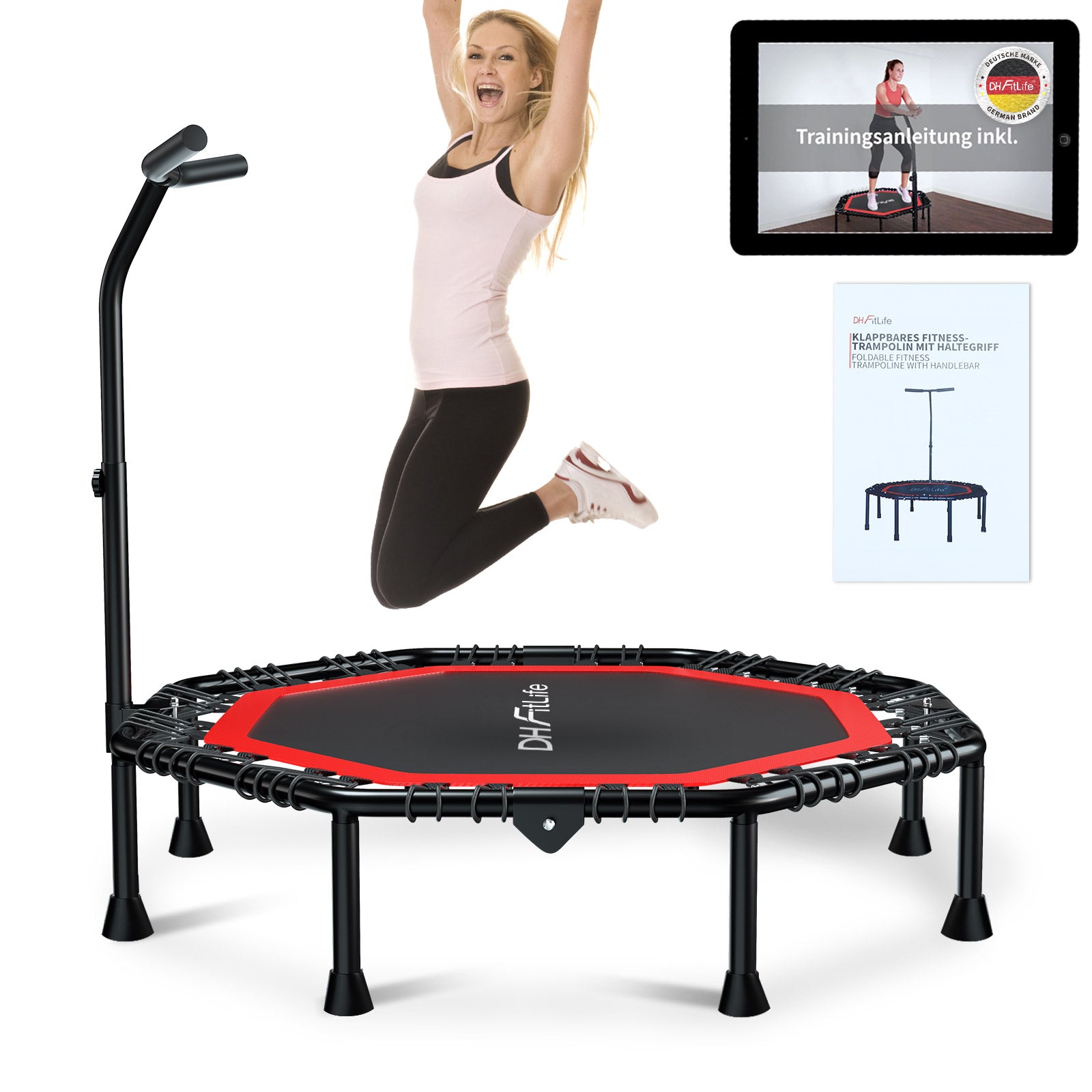 DH FitLife Balance Ball, Yoga Gleichgewichtstrainer Φ60*22cm bis